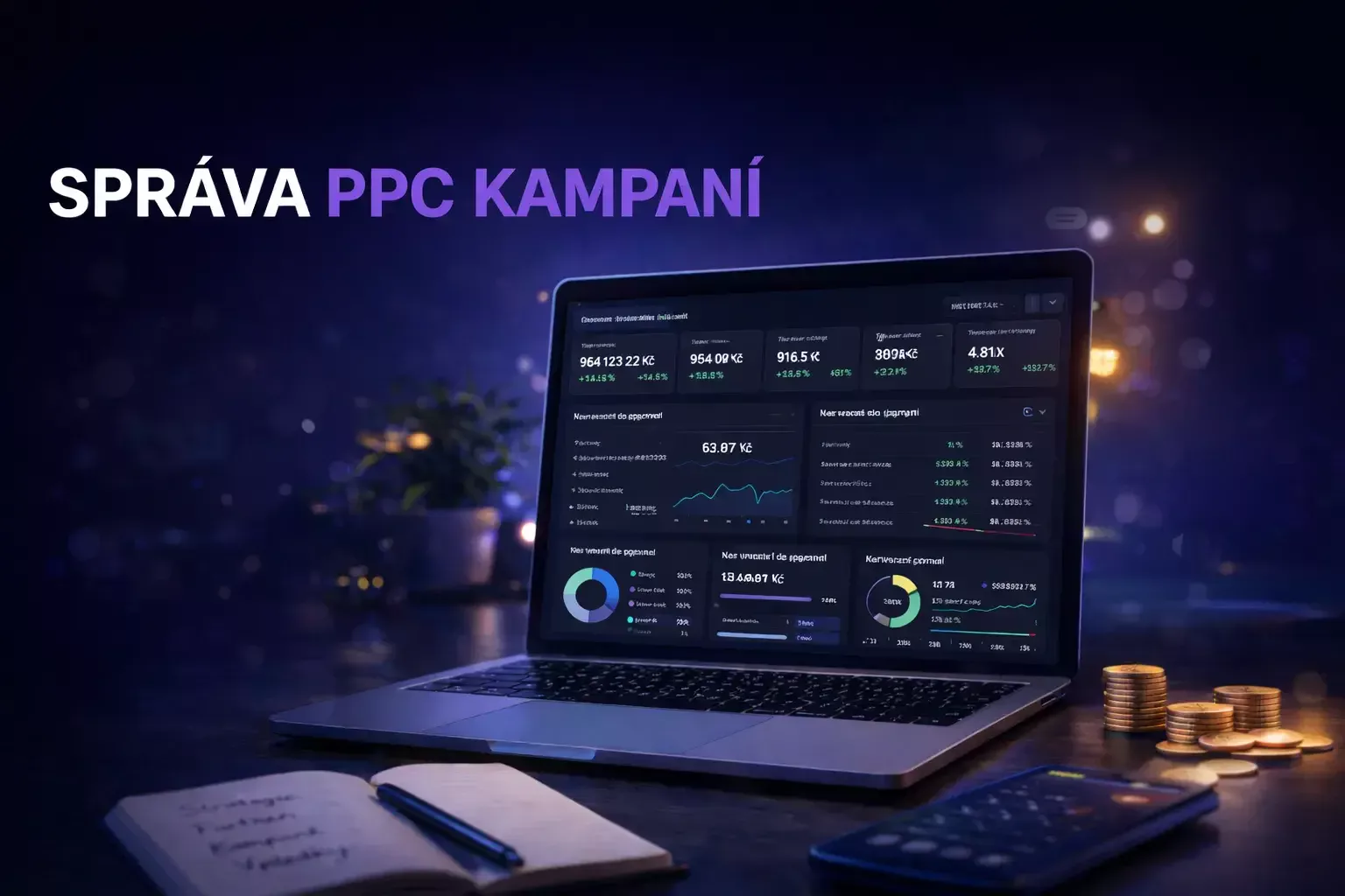 Správa PPC kampaní — Google Ads, Sklik, Meta Ads