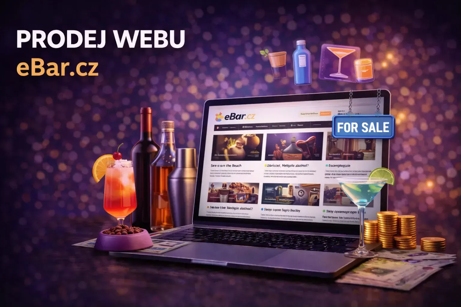 eBar.cz — prémiová doména pro gastro/tech